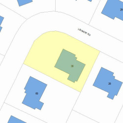 38 Levbert Rd, Newton MA 02459-3063 plot plan