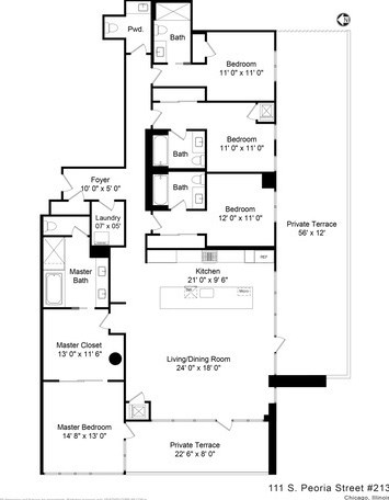 111 Peoria St, Chicago IL  60607 exterior