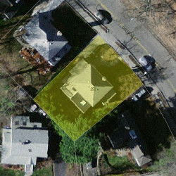 253 Cypress St, Newton MA 02459-2226 aerial view