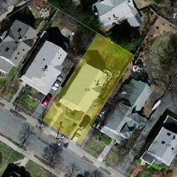 119 Dickerman Rd, Newton MA 02461-1303 aerial view