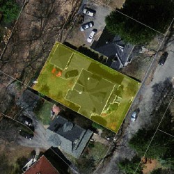 19 Hawthorne Ave, Newton MA 02466-2805 aerial view