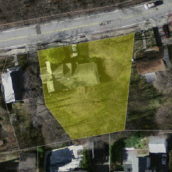 90 Mill St, Newton MA  02459-1126 aerial view