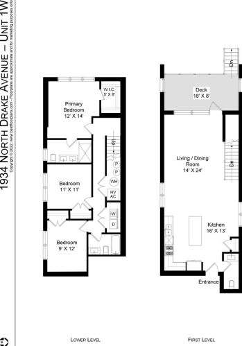 1932 Drake Ave, Chicago IL  60647-3605 exterior