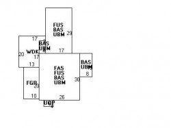 19 Webster Ct, Newton MA  02459-1730 floor plan