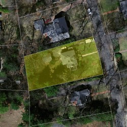 35 Gammons Rd, Newton MA 02468-1215 aerial view