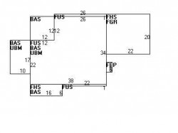 12 Cotton St, Newton MA 02458-2620 floor plan