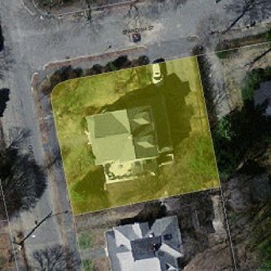 62 Chester St, Newton MA  02461-1435 aerial view