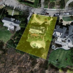 160 Dartmouth St, Newton MA 02465-2839 aerial view