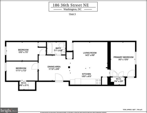 186 6th St, Washington DC  20019-1134 exterior