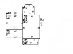 36 Oakland Ave, Newton MA 02466-1705 floor plan