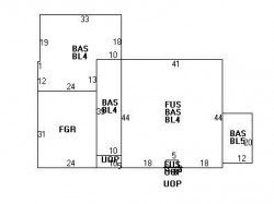 17 Rosalie Rd, Newton MA  02459-3128 floor plan