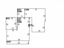 158 Adams St, Newton MA 02458-1391 floor plan