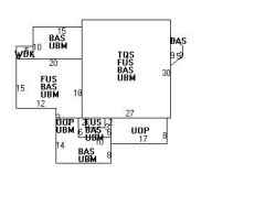 11 Fern St, Newton MA 02466-2206 floor plan