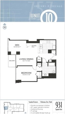 757 Orleans St, Chicago IL  60654-3514 exterior