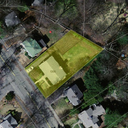 1300 Walnut St, Newton MA 02461-1844 aerial view
