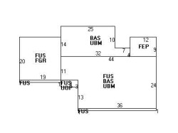 16 Hawthorne Ave, Newton MA 02466-2806 floor plan