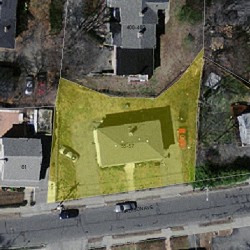 57 Madison Ave, Newton MA 02460-1904 aerial view