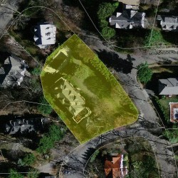 111 Hobart Rd, Newton MA 02459-1352 aerial view