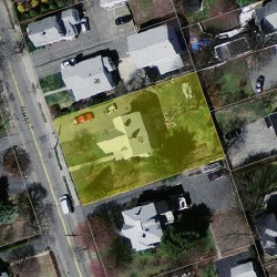 32 Elm St, Newton MA 02465-1806 aerial view