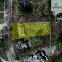 142 Prince St, Newton MA 02465-2604 aerial view