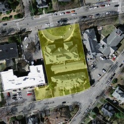 11 Erie Ave, Newton MA  02461-1513 aerial view