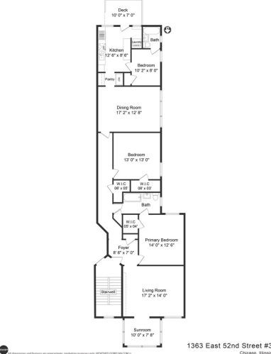 1363 52nd St, Chicago IL  60615-4047 exterior