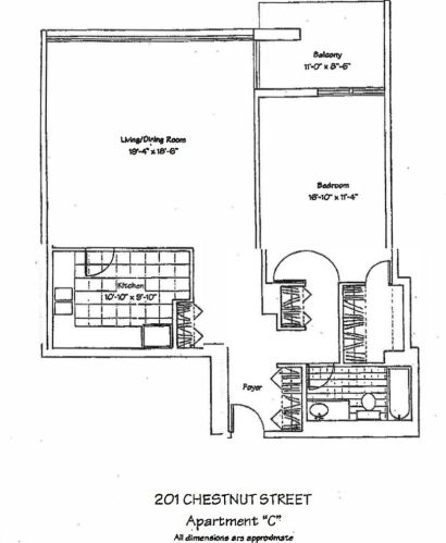 201 Chestnut St, Chicago IL  60611-2358 exterior