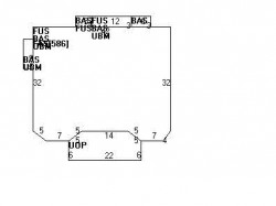 46 Arlington St, Newton MA  02458-2424 floor plan