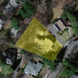 83 Commonwealth Park, Newton MA  02459-1024 aerial view