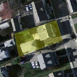 97 Dalby St, Newton MA 02458-1032 aerial view