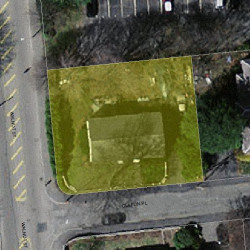 5 Claflin Pl, Newton MA  02460-1929 aerial view