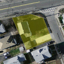 232 Watertown St, Newton MA  02458-1325 aerial view
