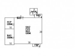 3 Wauwinet Rd, Newton MA 02465-2941 floor plan