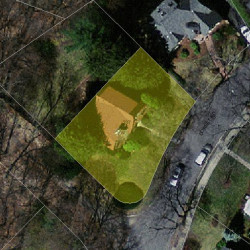 237 Dorset Rd, Newton MA  02468-1451 aerial view