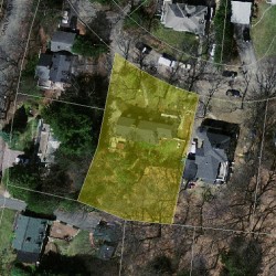 79 Ridge Rd, Newton MA  02468-2137 aerial view