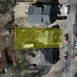 150 Edinboro St, Newton MA  02460-1302 aerial view