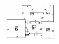 71 Vista Ave, Newton MA 02466-2810 floor plan