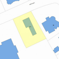 370 Austin St, Newton MA 02465-2527 plot plan