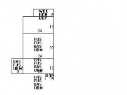 233 Tremont St, Newton MA  02458-2111 floor plan