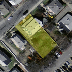 12 Lincoln Rd, Newton MA 02458-1254 aerial view