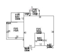 52 Peregrine Rd, Newton MA 02459-3440 floor plan