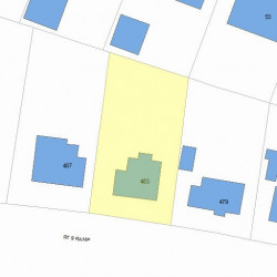 483 Boylston St, Newton MA 02459-2739 plot plan