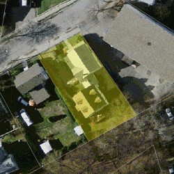 90 Los Angeles St, Newton MA  02458-1019 aerial view