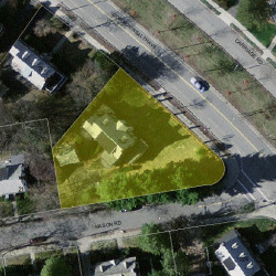 742 Commonwealth Ave, Newton MA 02459-1134 aerial view