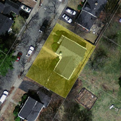 17 Star Rd, Newton MA  02465-1039 aerial view