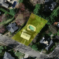 96 Levbert Rd, Newton MA 02459-3063 aerial view