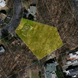 74 Roundwood Rd, Newton MA 02464-1217 aerial view