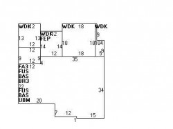 94 Clements Rd, Newton MA 02458-2618 floor plan