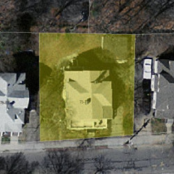 75 Madison Ave, Newton MA 02460-1904 aerial view