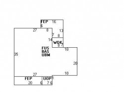 30 Bernard St, Newton MA 02461-1904 floor plan
